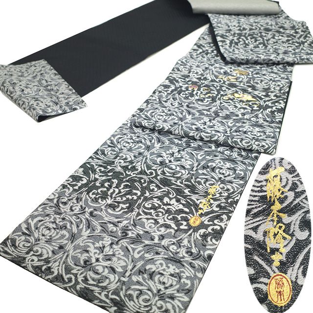 新品】 袋帯 未使用 フォーマル 螺鈿作家 藤本隆士 アメジスト 宝石