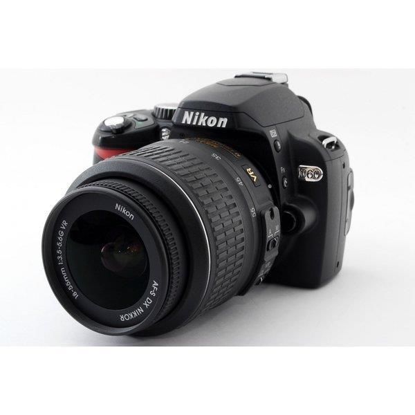 ニコン Nikon D60 レンズキッ ト SDカード付き - メルカリ
