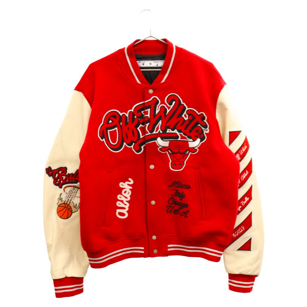 OFF-WHITE (オフホワイト) ブルズデザインスタジアムブルゾン