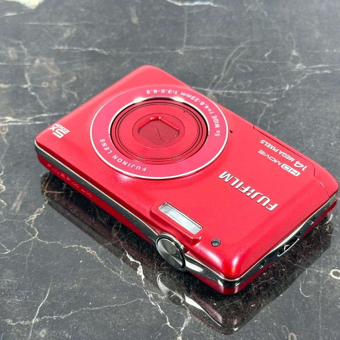 美品】FUJIFILM FinePix JX600 レッド 富士フイルム ファインピックス