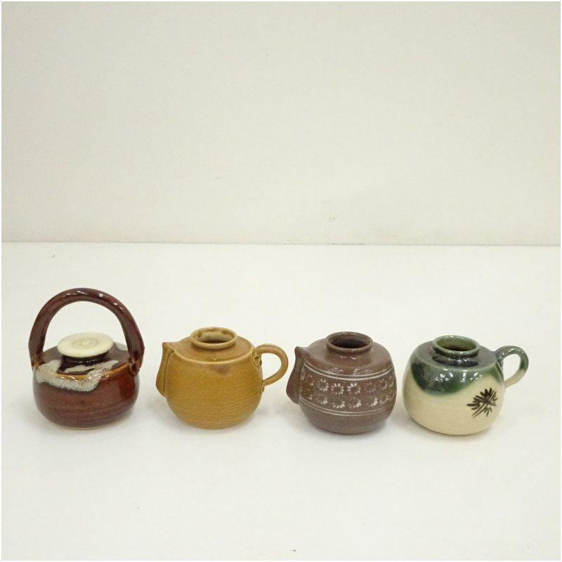 88☆四滴茶入 蓋付き 浅見よし三作