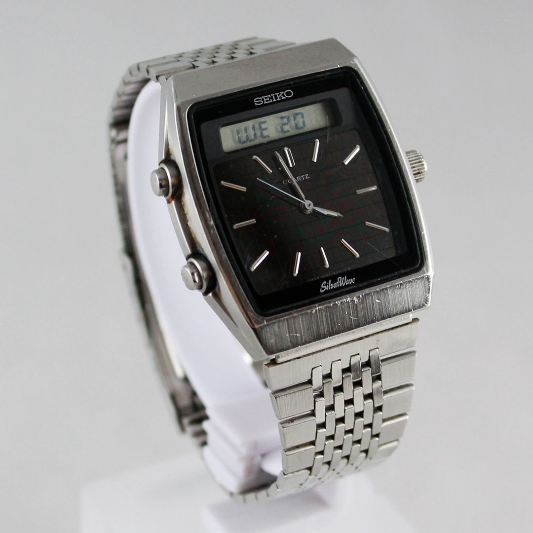 T27-2 SEIKO セイコー シルバーウェーブ ハイブリット H557-5240 1980