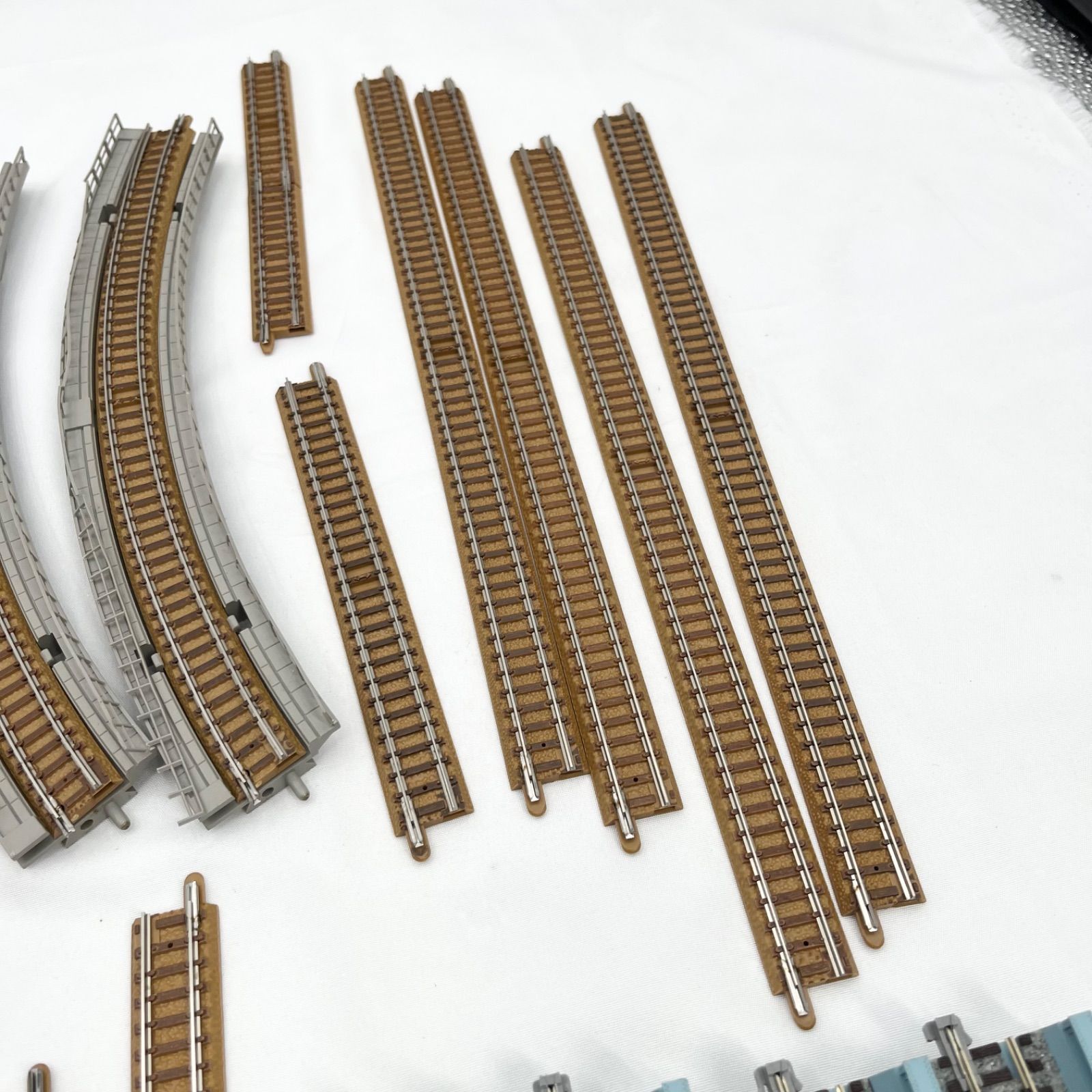 鉄道模型 レールセット 現状品 Nゲージ TOMIX? KATO? 曲線 直線 複線