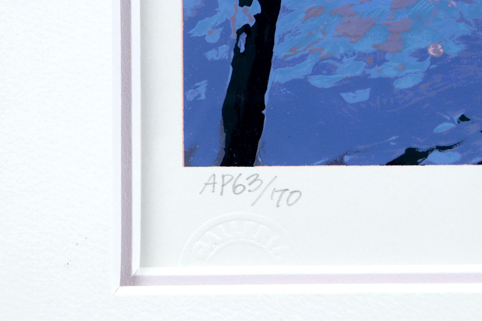 笹倉鉄平 「パープルスノー」 シルクスクリーン AP 63/70 直筆サイン