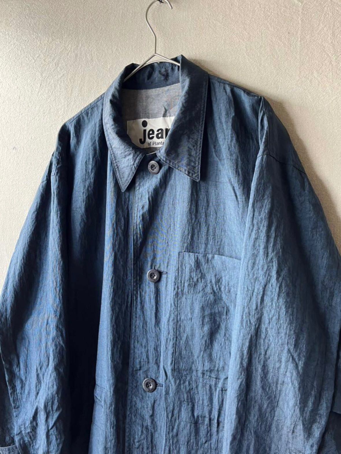 イッセイミヤケ】80s Jean of plantation ナイロン コート / M