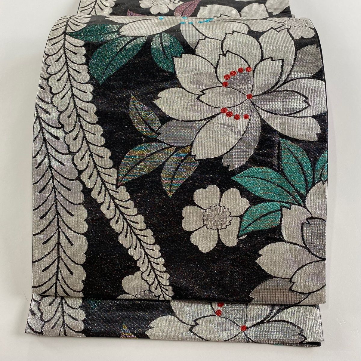 TA-3852 天然灰汁 醗酵建本藍染 袋帯 新古品⁄中西秀典・佐藤昭人