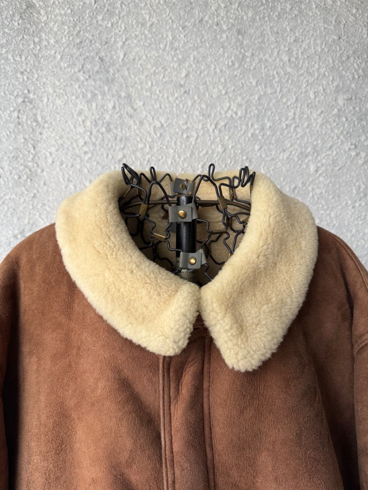 FW1995-96 Emporio Armani mouton jacket 1990年代 archive エンポリオ