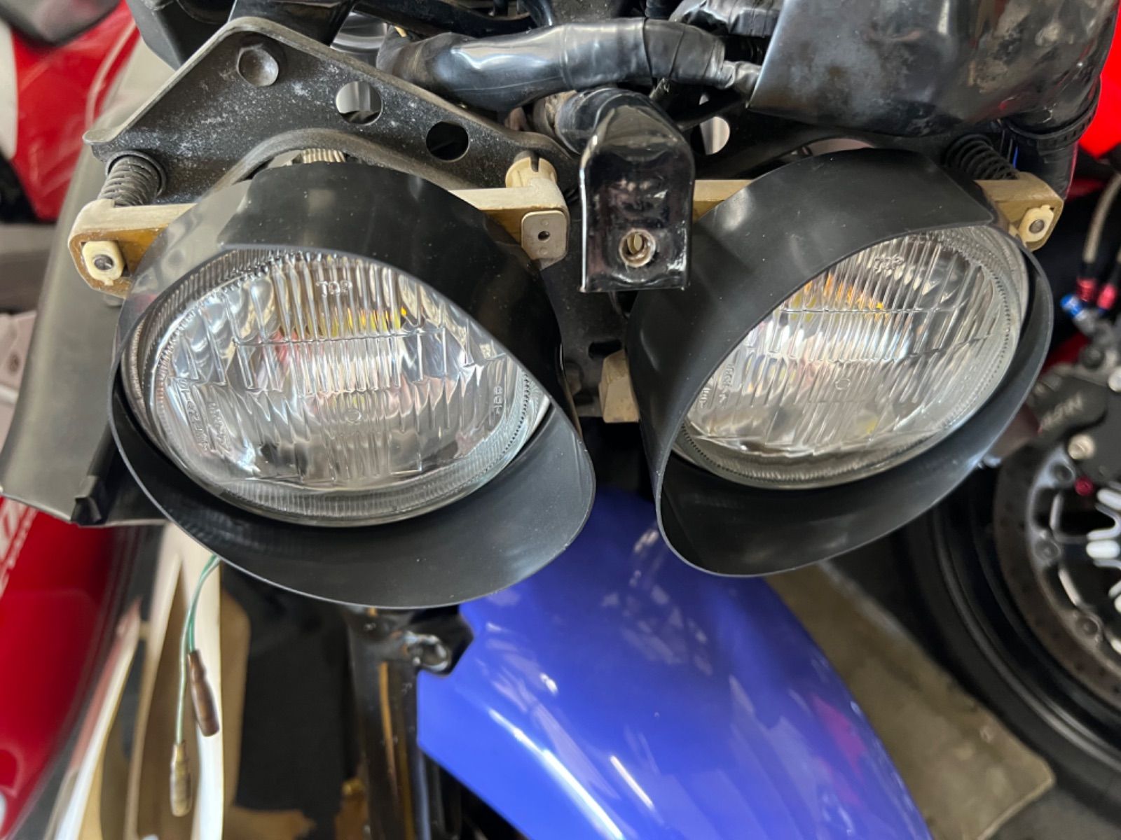 Ver2.0】ホンダ CBR250RR MC22用 ヘッドライト シールドラバー ゴム