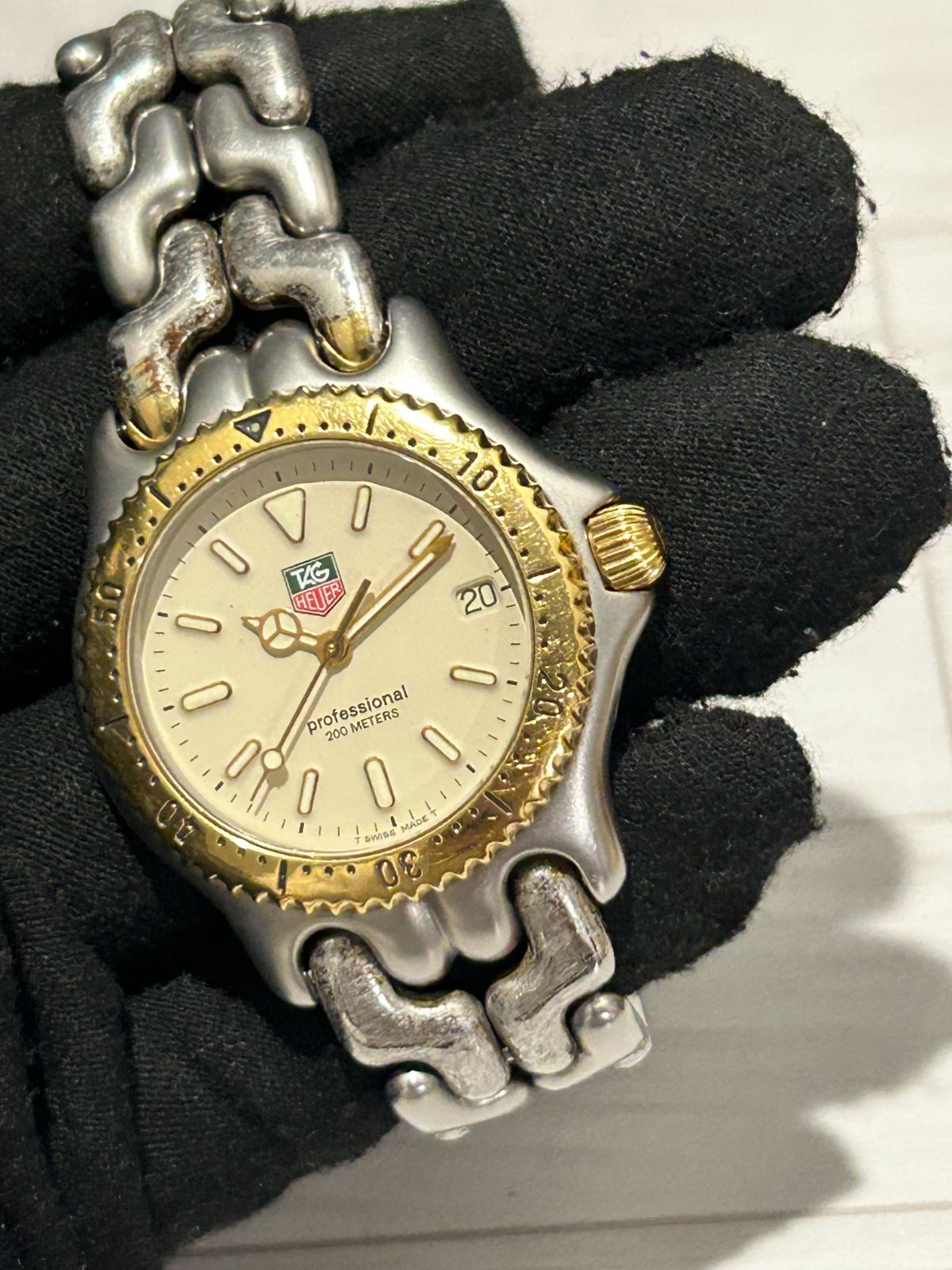 タグホイヤー セル 200M クロノメーター ゴールド タグホイヤーセル