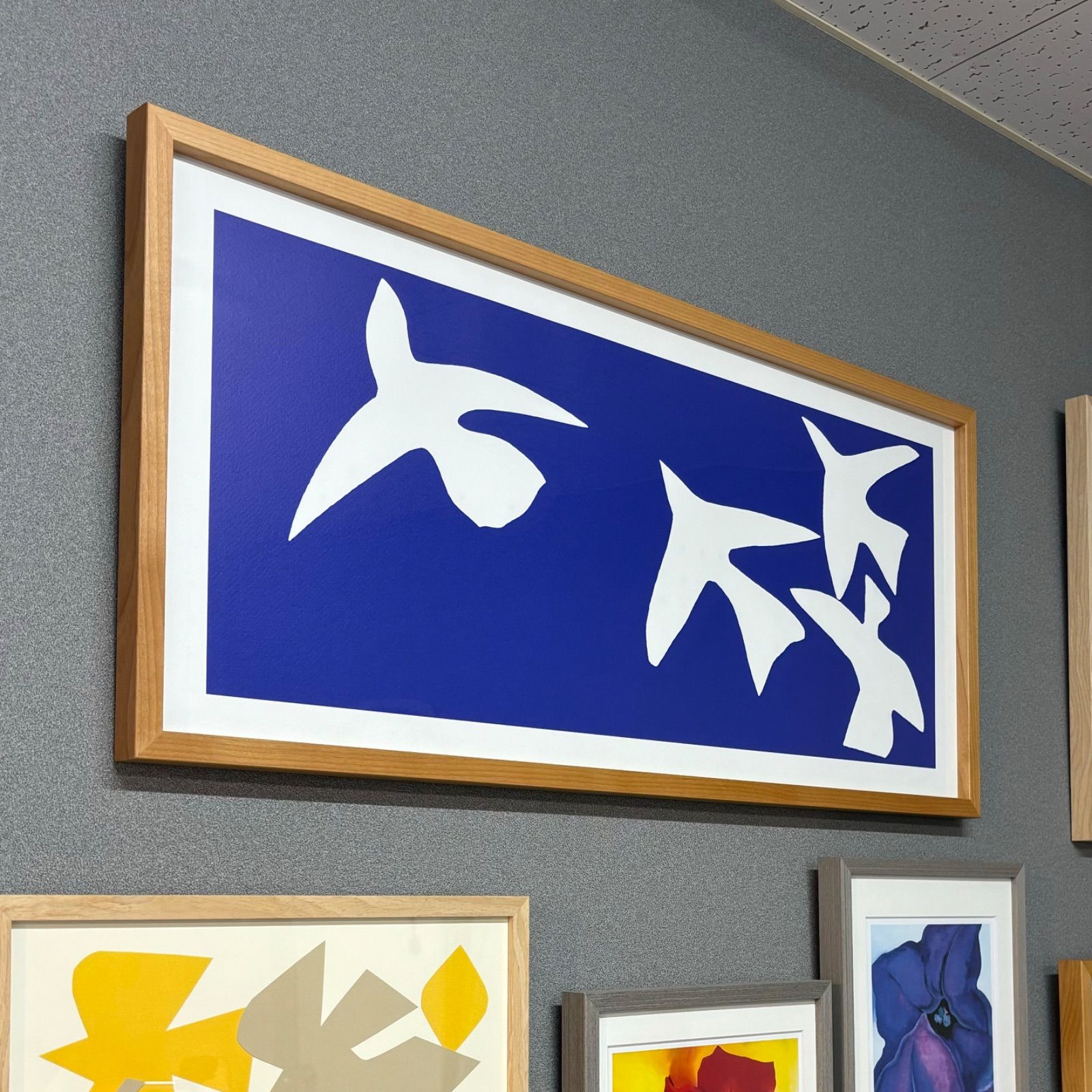 アートフレーム 額入り アンリ・マティス 青い鳥 Les oiseaux,1947