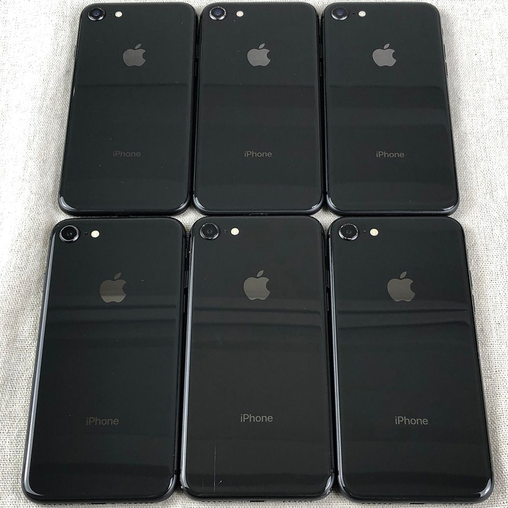 ◇ジャンク品◇【6点セット・SIMロック解除済】Apple iPhone 8 （A1906