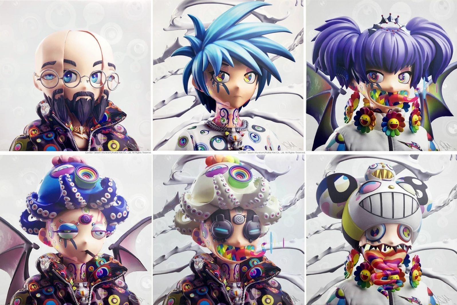 RTFKT x Takashi Merakami｜アーティファクト 村上隆 「CLONE X」6種