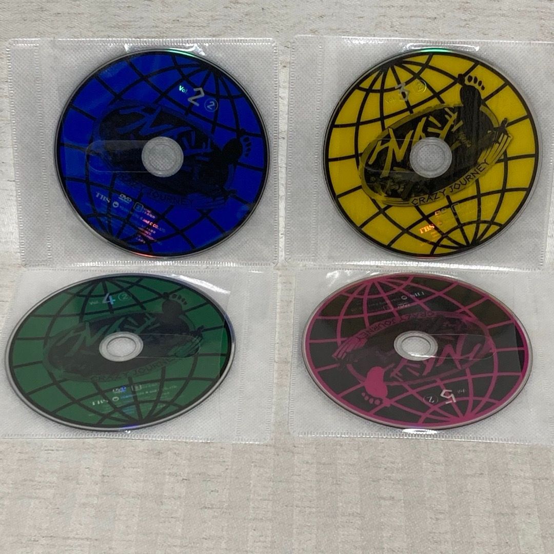 DVD】クレイジージャーニー vol.2・3・4・5 松本人志・設楽統・小池