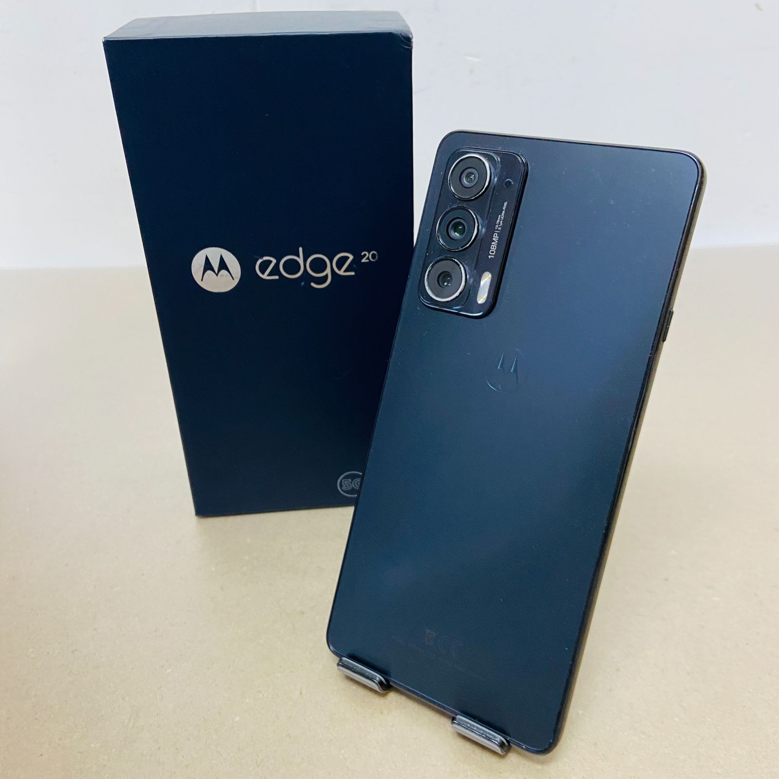 品〕 Motorola edge20 128GB フロストオニキス SIMフリー edge 20[128G