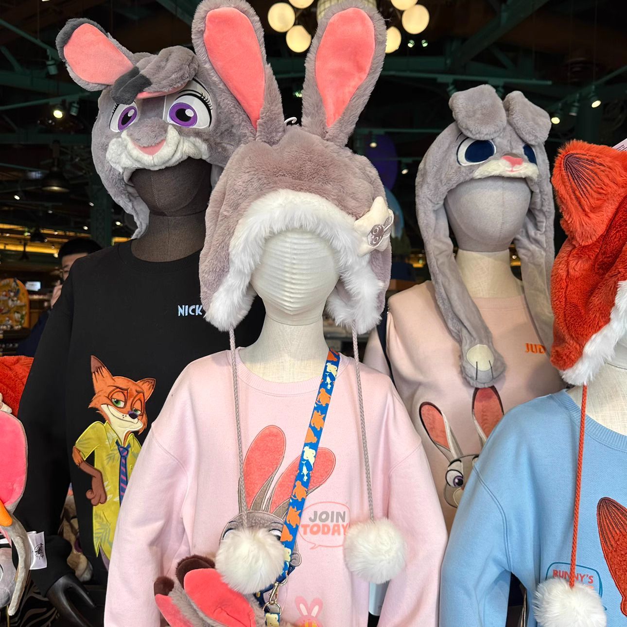 上海ディズニー 限定 ズートピア ニック ジュディ ファンキャップ