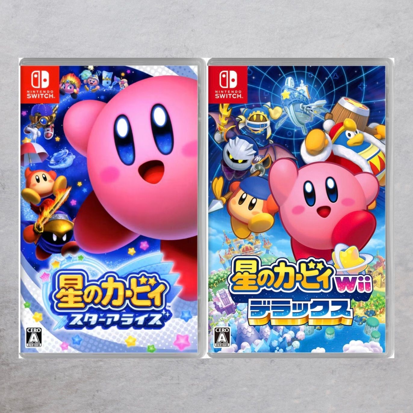 状態B】Switch 星のカービィ スターアライズ & 星のカービィ Wii
