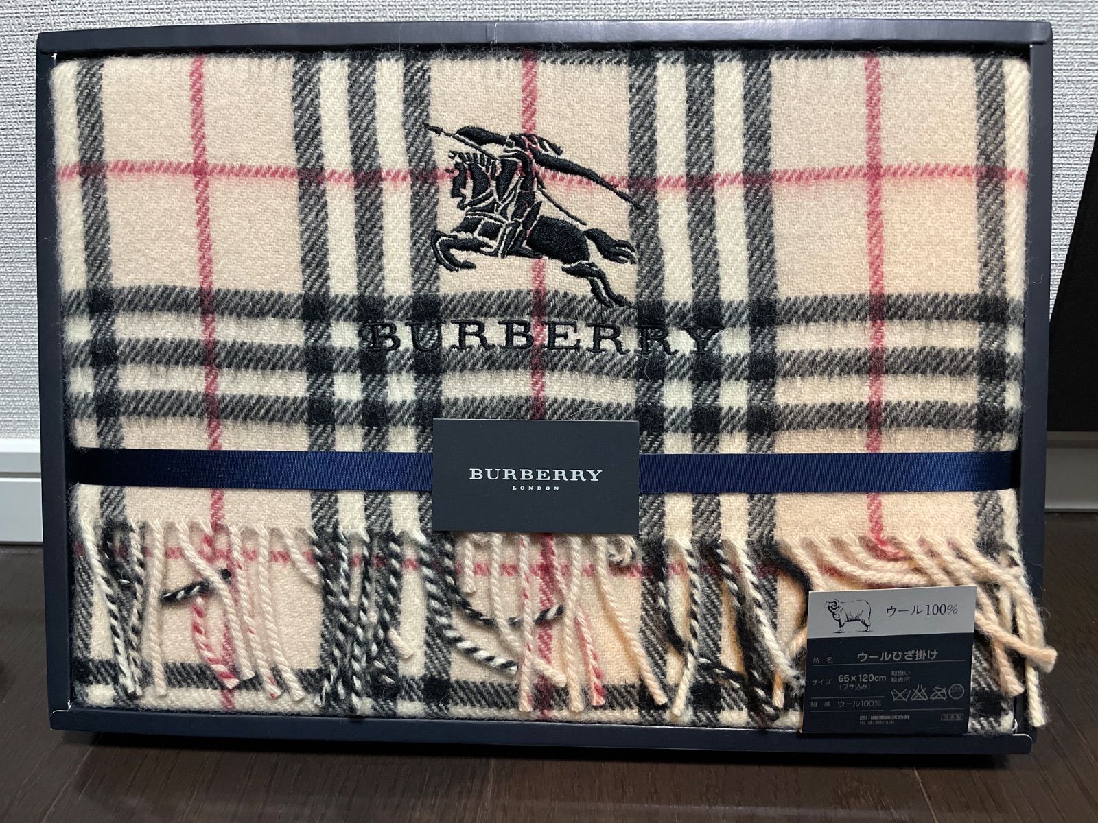 BURBERRY バーバリーひざかけ ストール ショール バーバリー箱付