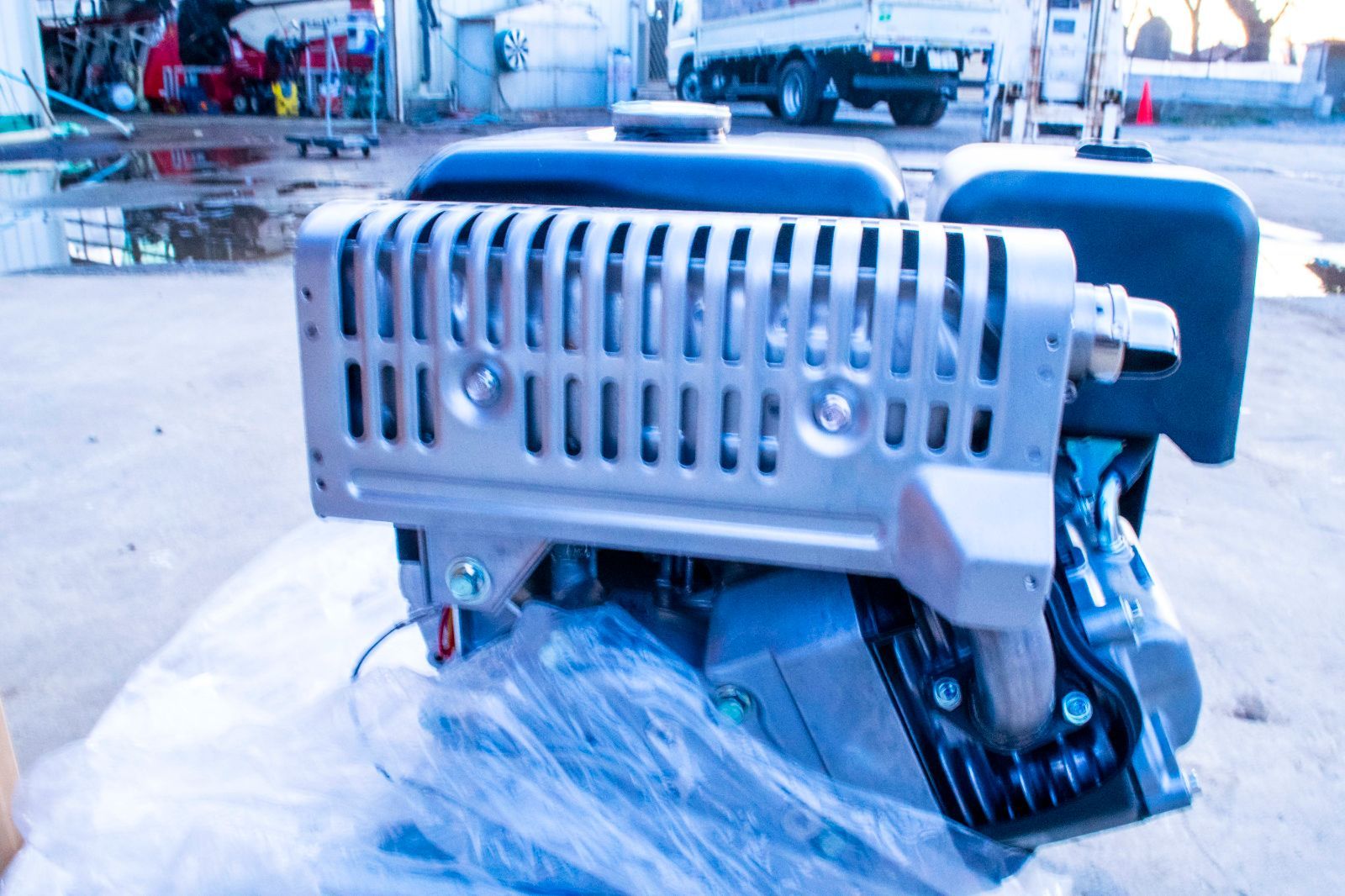 埼玉発 【新品・未使用】 ヤマハ 汎用エンジン MX400 12.8馬力 9.4kW