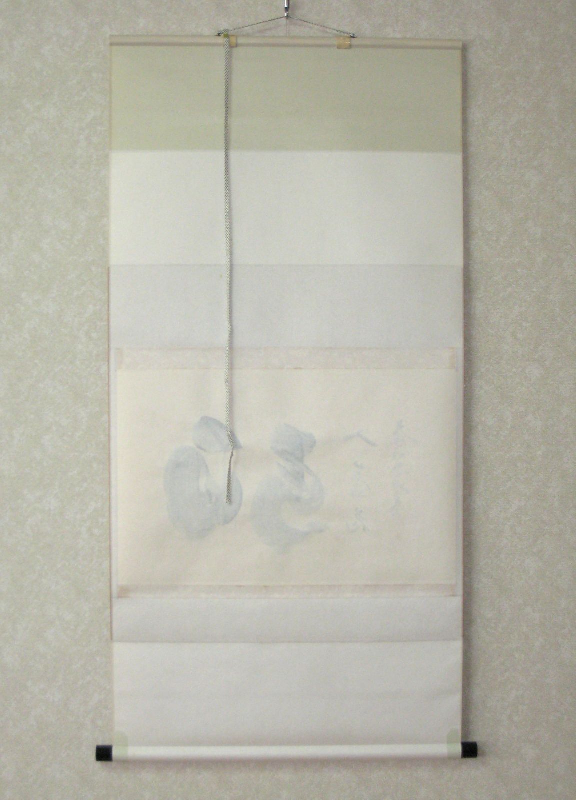 真筆】茶掛け 茶掛 白馬入蘆花◇大徳寺 塔頭黄梅院 住職 小林太玄 共箱