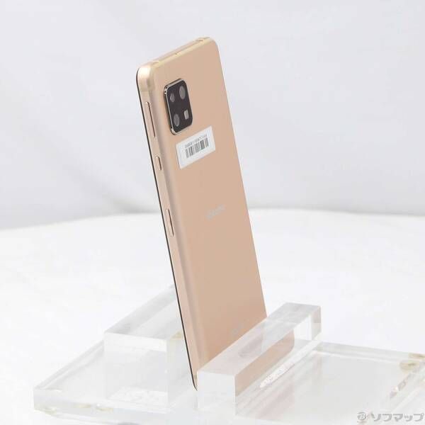 中古品〕 AQUOS sense4 64GB ライトカッパー SH-41A docomoロック解除