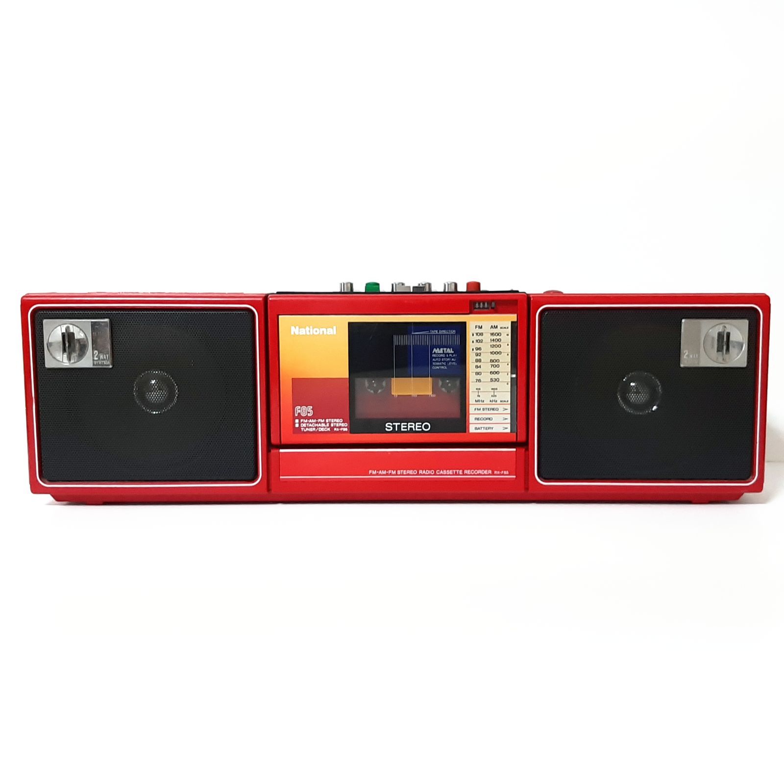 ナショナル ラジオカセットレコーダ プレーヤー RX-F85 ニュー