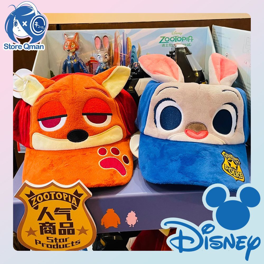 即日発送 上海ディズニー ズートピア ニック キャップ 帽子 海外 上海