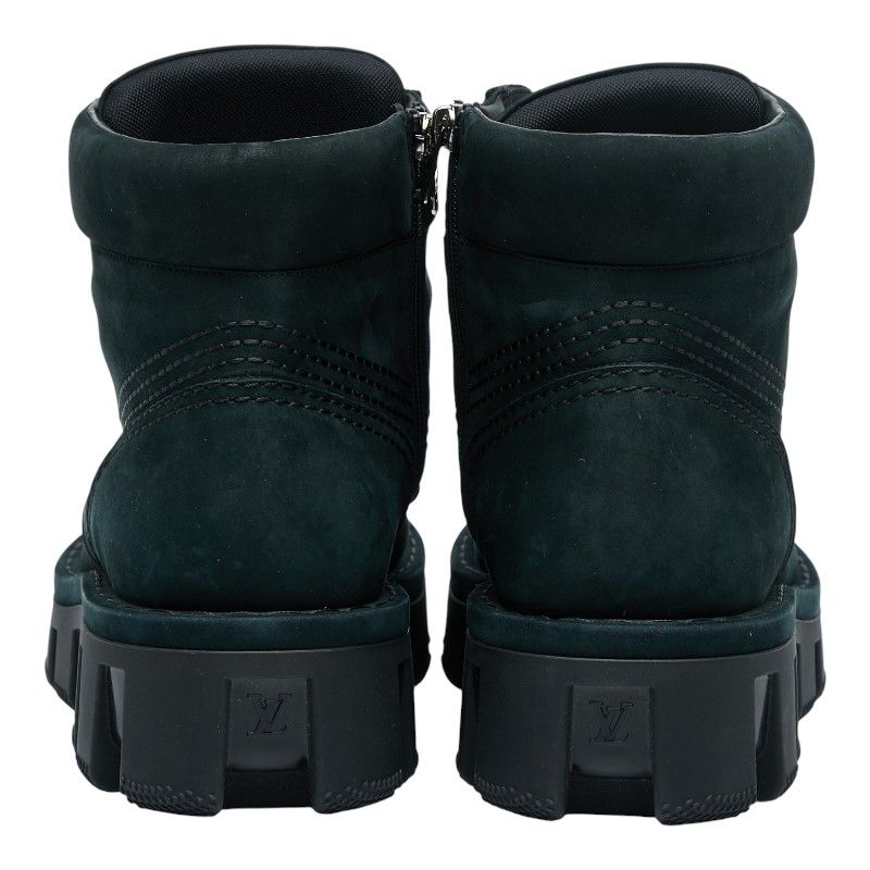 ルイ ヴィトン LVチェッカーライン ショートブーツ アンクルブーツ