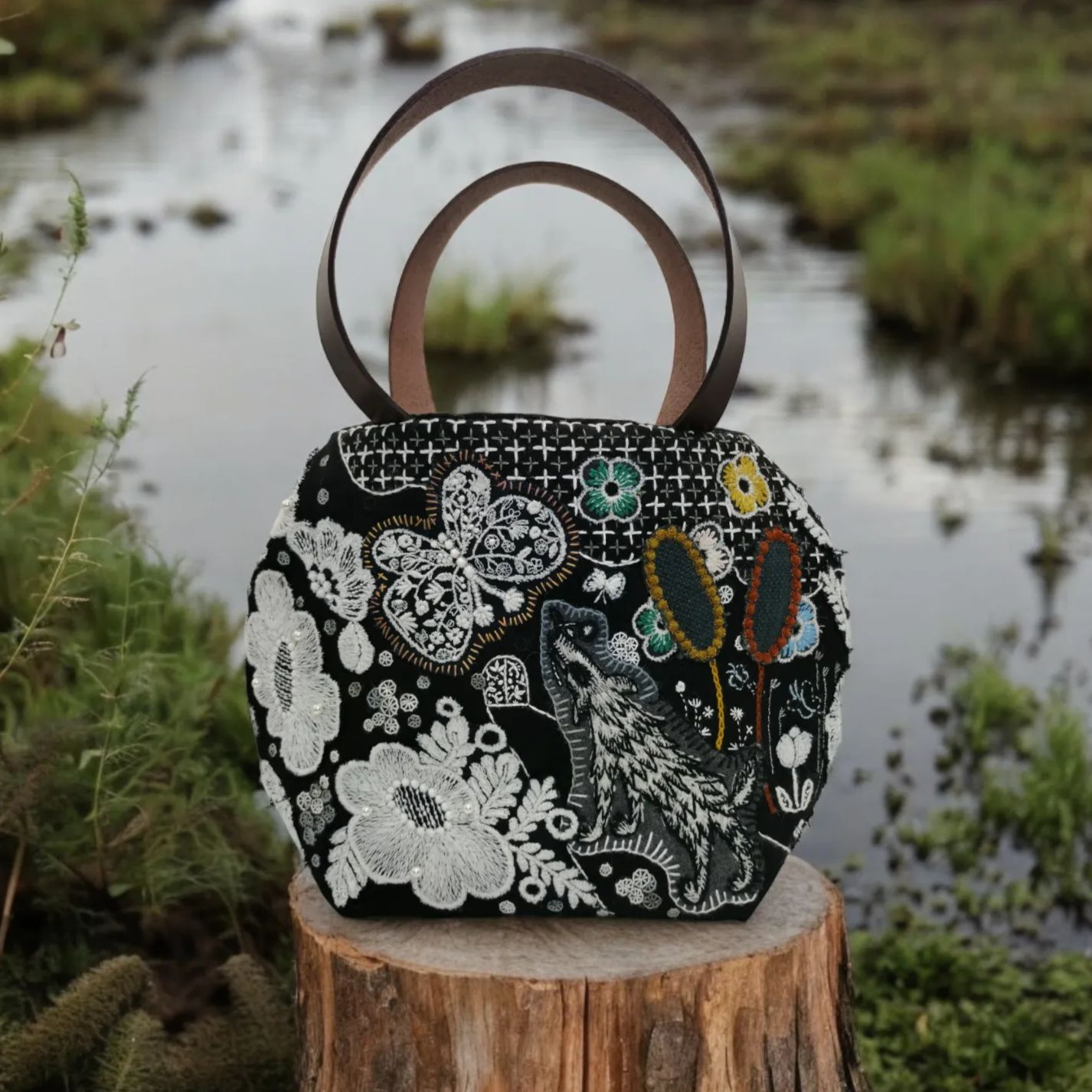 ミナペルホネン ハンドメイド 2wayショルダーバッグ☆ mina perhonenの