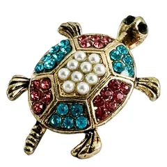 希少☆BOUCHERON☆ブシュロン 亀タートル ヘキサゴン ブローチ 希少