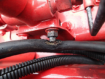 大型トラック(トラクター) トレーラー用電源ケーブルの取扱いについて