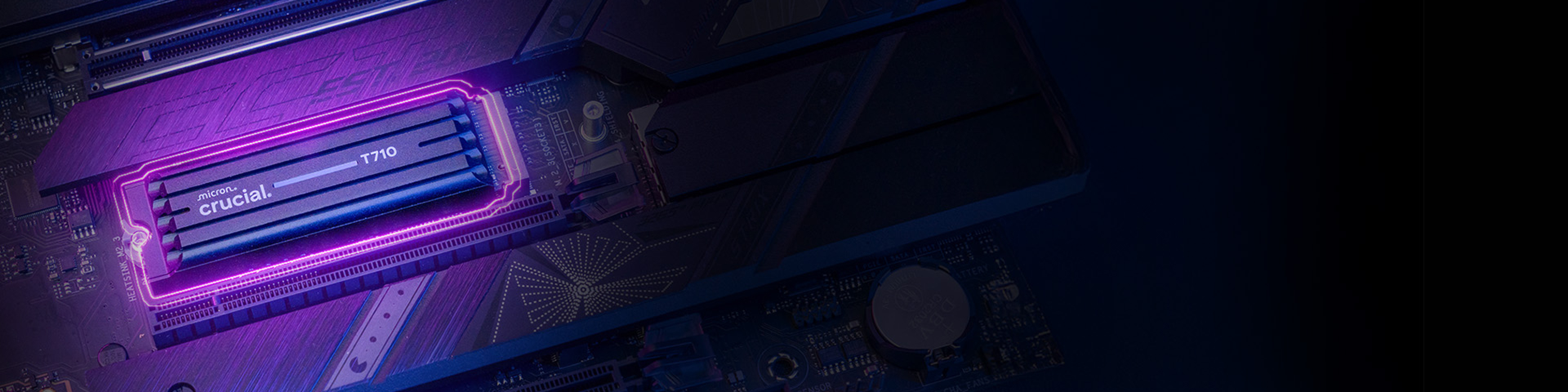 Crucial T710 2TB PCIe Gen5 NVMe® 2280 M.2 SSD | CT2000T710SSD8