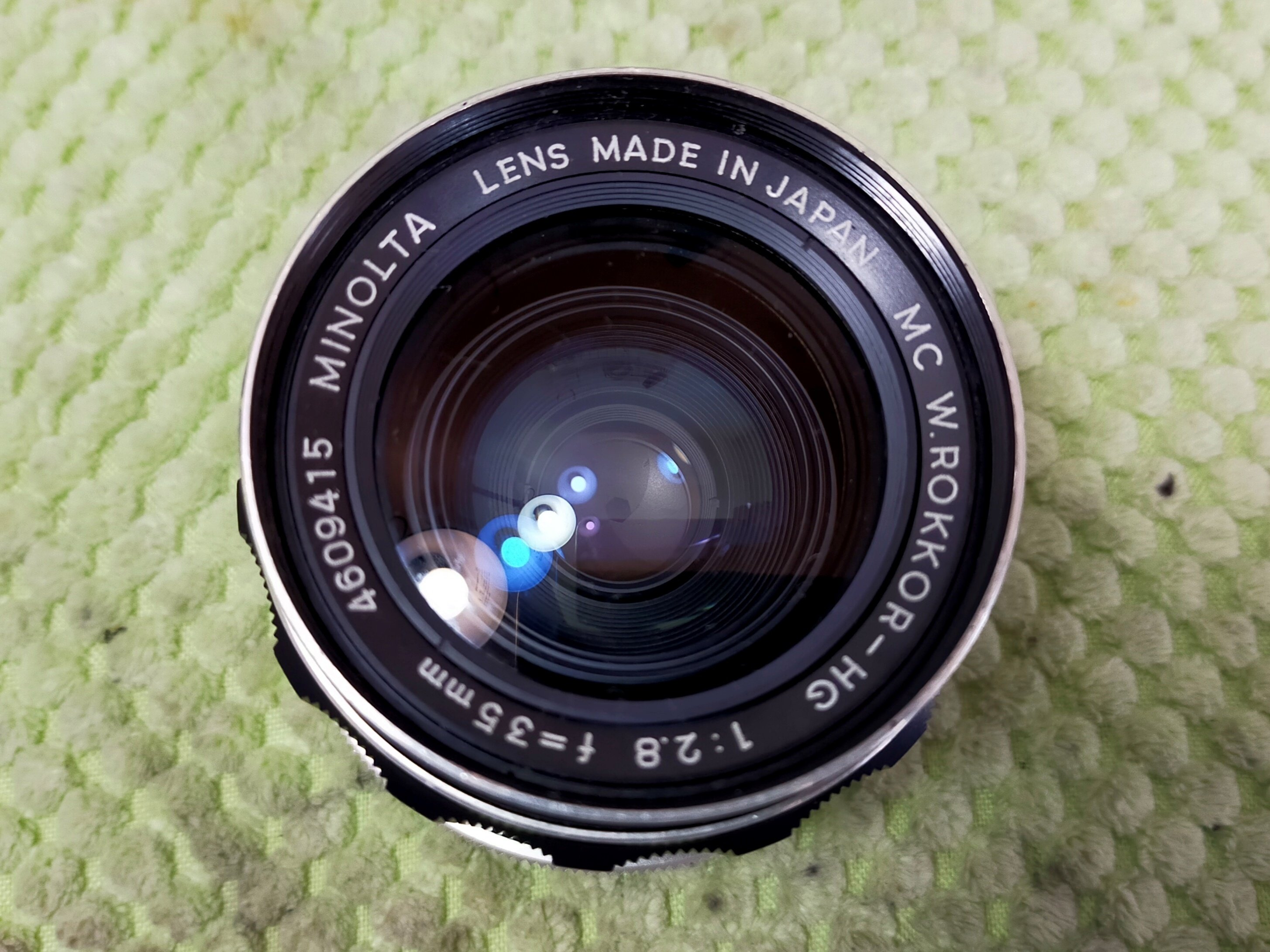 Minolta MC W.ROKKOR-HG 35mm F/2.8の分解｜フィルムカメラ修理の