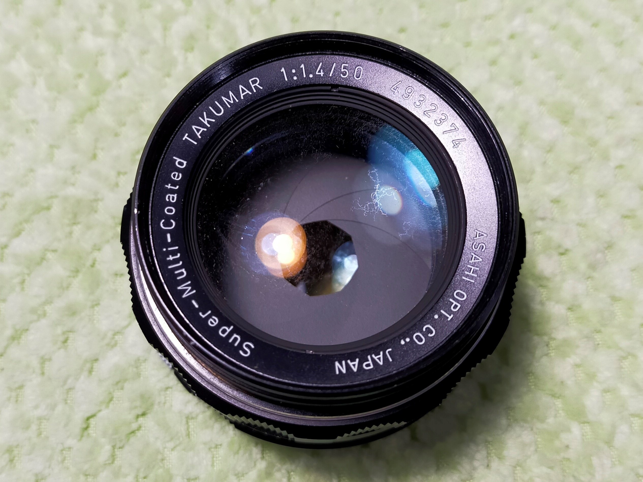 Pentax Super-Multi-Coated Takumar 50mm F/1.4の分解｜フィルムカメラ