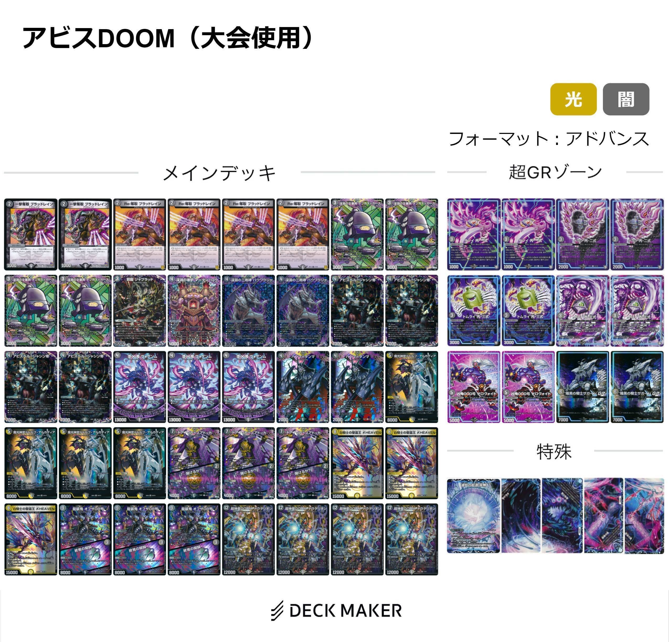 アビスフェイクDOOMアレフヘブン｜斬札エクストラウィン