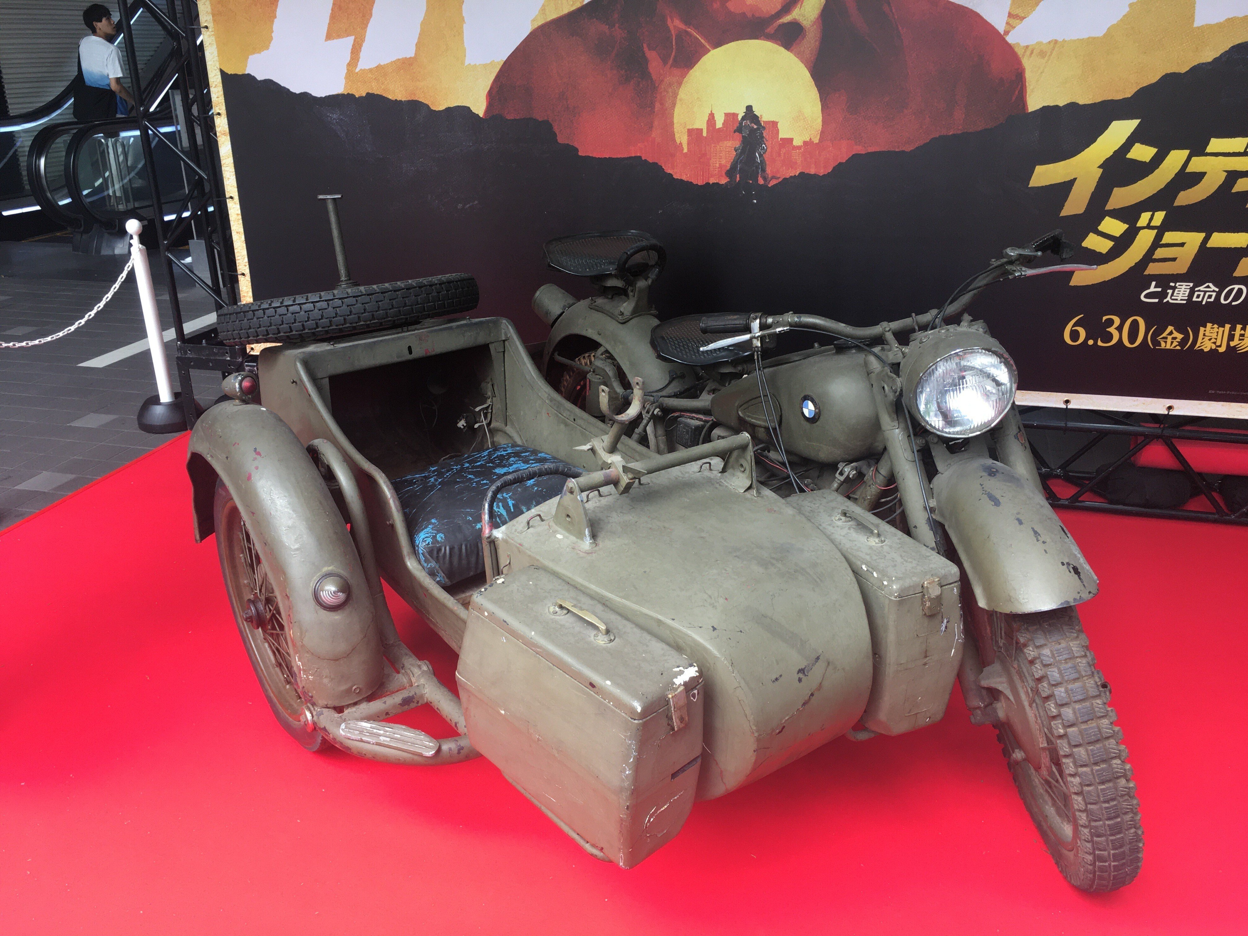 インディ・ジョーンズ 最後の聖戦 実物バイク見てきた｜おー