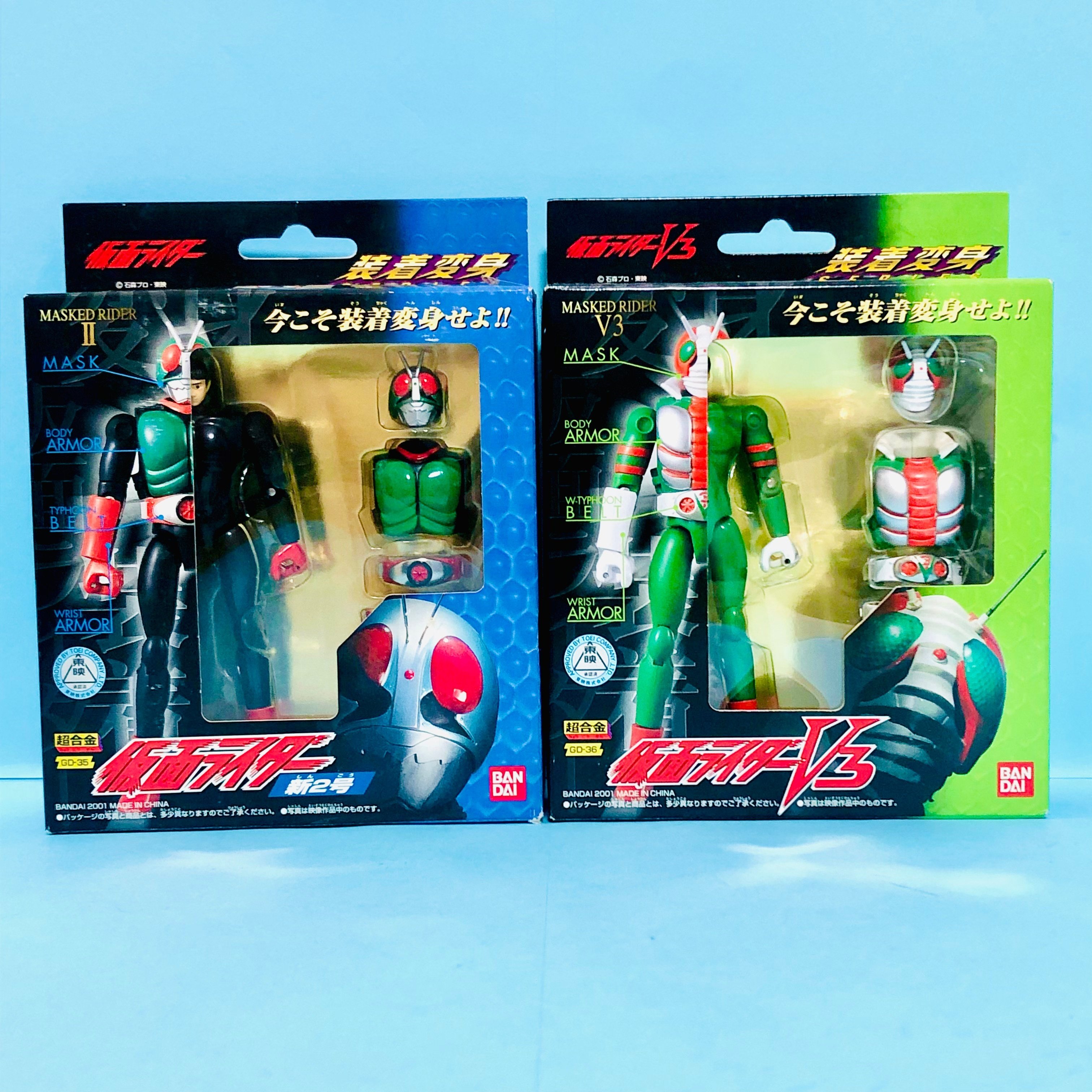栄光の5人ライダー？『装着変身 超合金 仮面ライダー』シリーズ 昭和