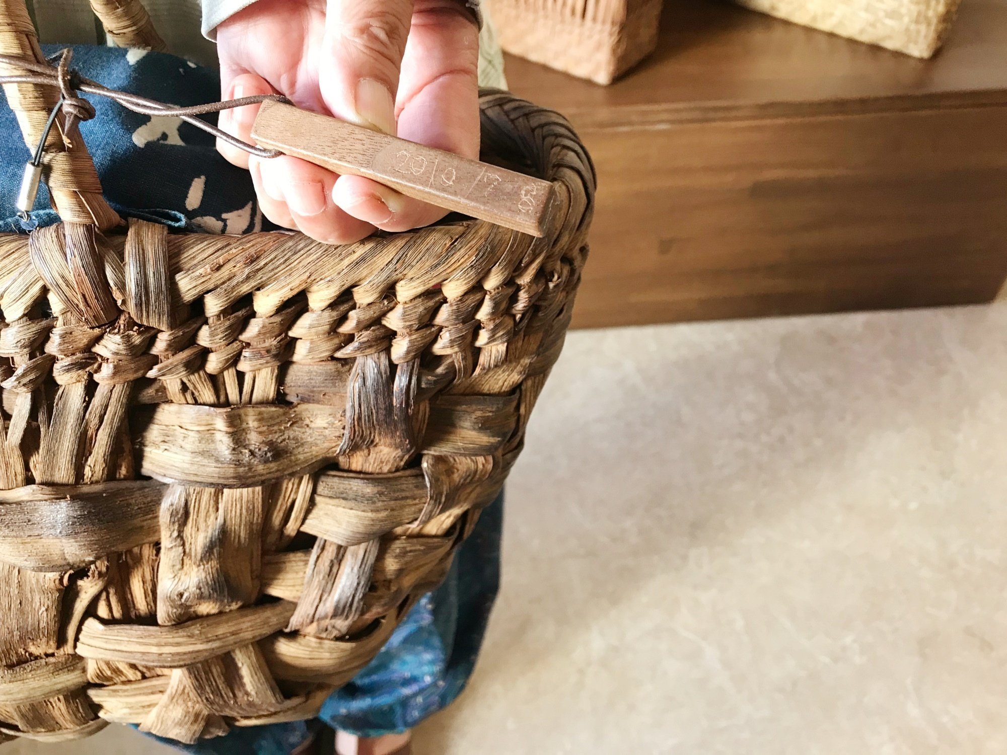 2010年ご購入 太ひご山葡萄かご｜かごや