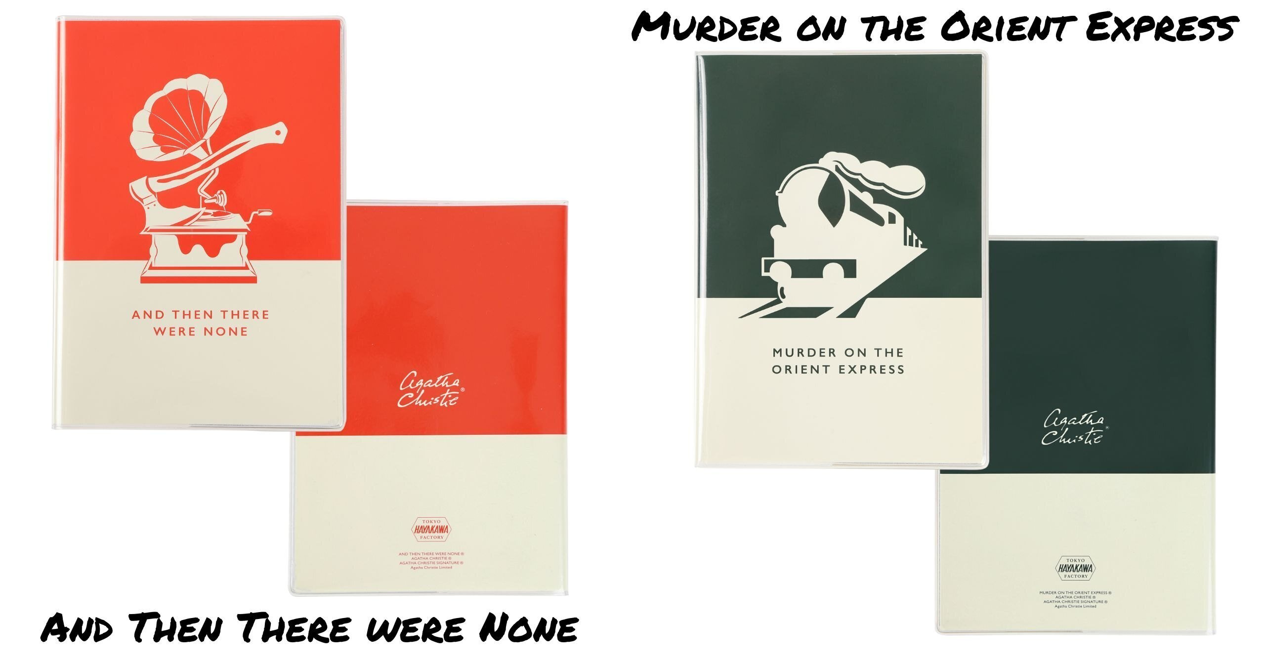 読書ノートやカフェノートに♪】アガサ・クリスティーグッズに「フリー