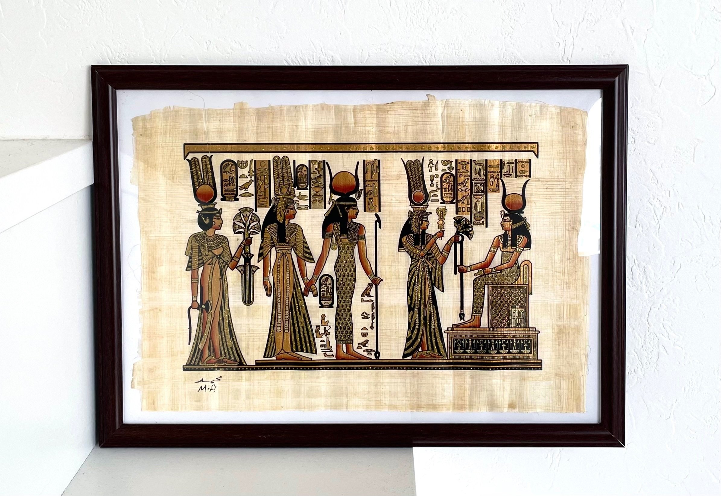 12 エジプトの旅note】 エジプトの名産品、パピルスと香水瓶｜Sora＊note