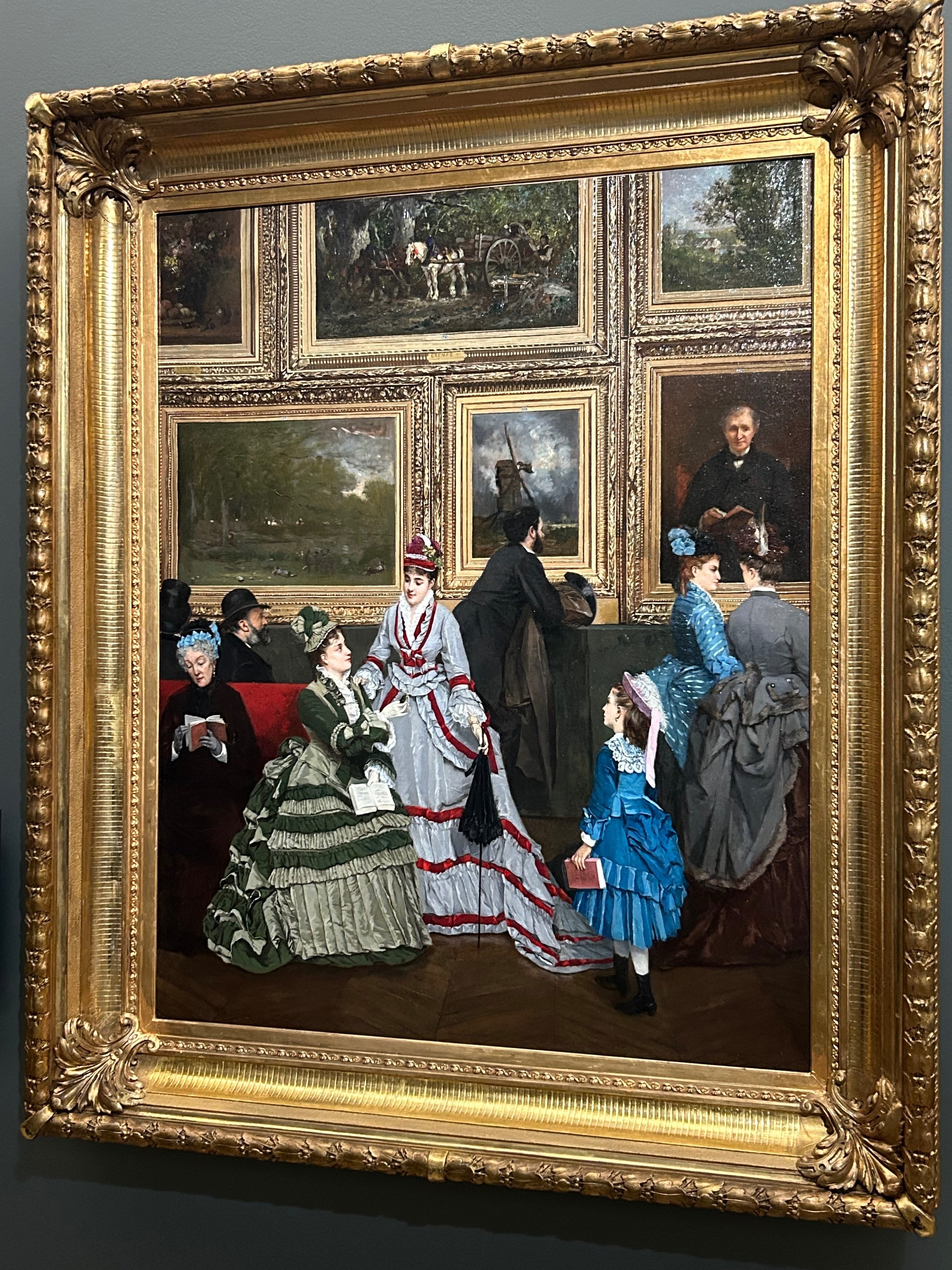 子供のためのオルセー美術館(110)7人で描いた1枚の絵・みんなびっくり