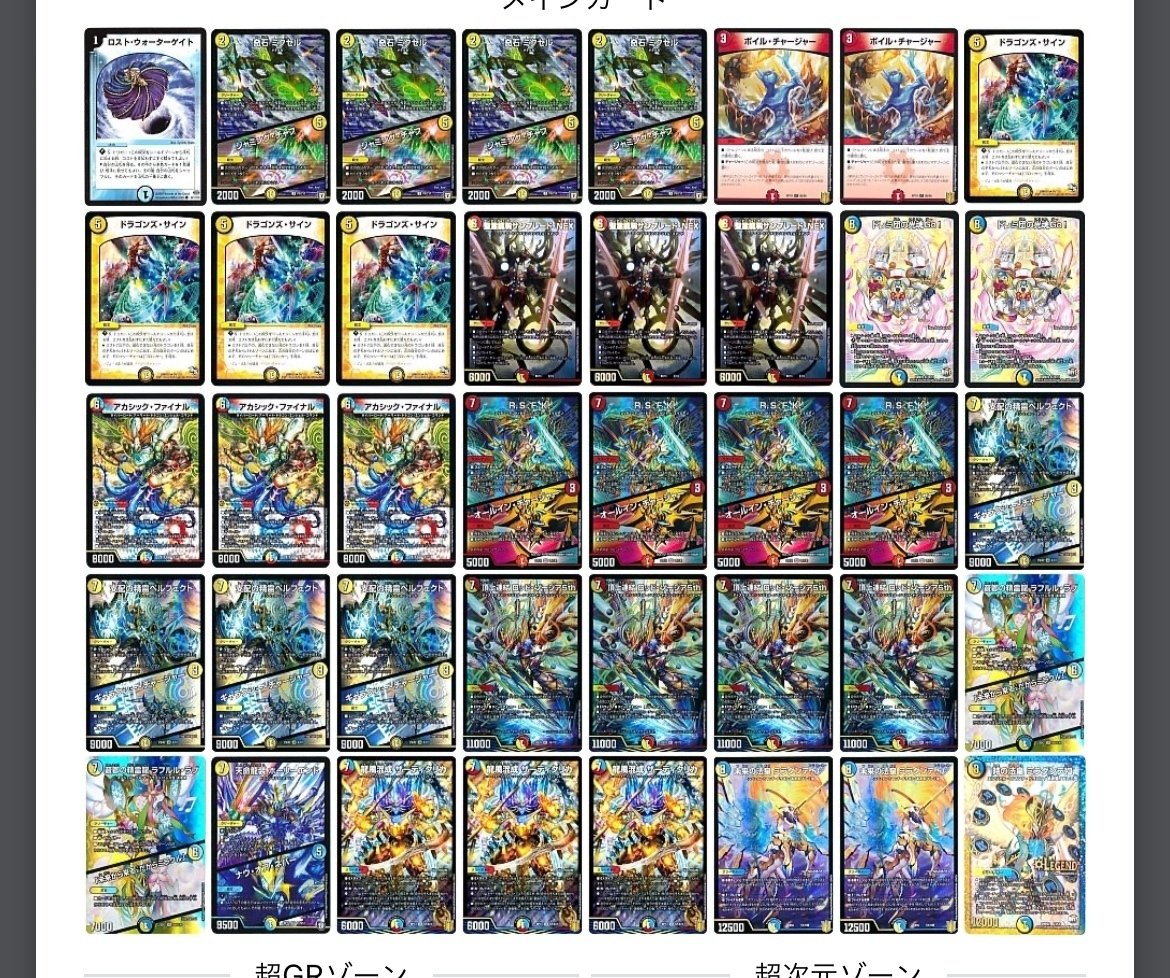 デュエルマスターズ】ラッカ庵野アダムスキー デッキ デュエマ 庵野