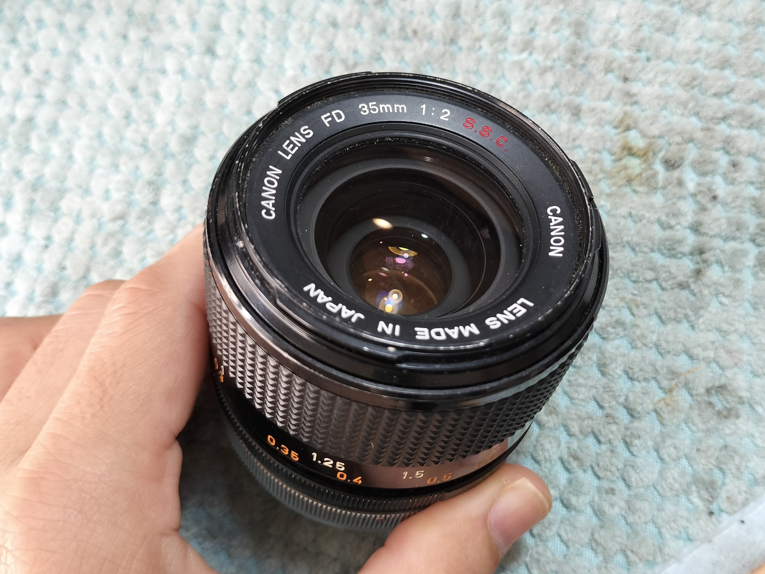 Canon FD 35mm F2 コンカーブ 凹玉の分解｜フィルムカメラ修理のアクア