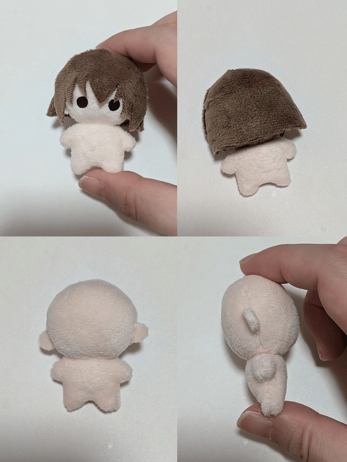 自作ぬい 無属性 ぬいぐるみ 5cm ハンドメイド 5cm 無属性 ぬいぐるみ