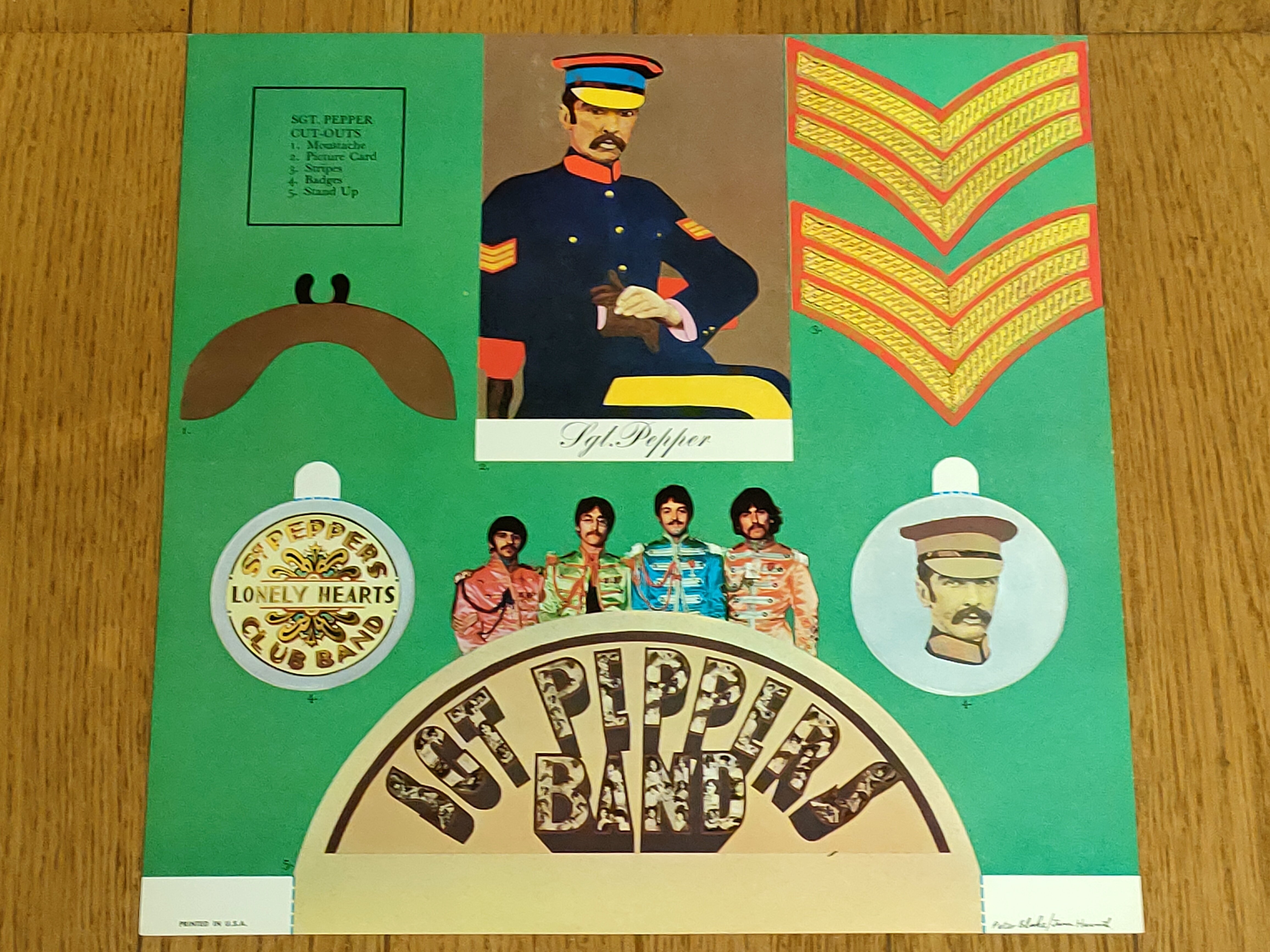 Sgt. Pepper's Lonely Hearts Club Band】(1967) Beatles アナログ