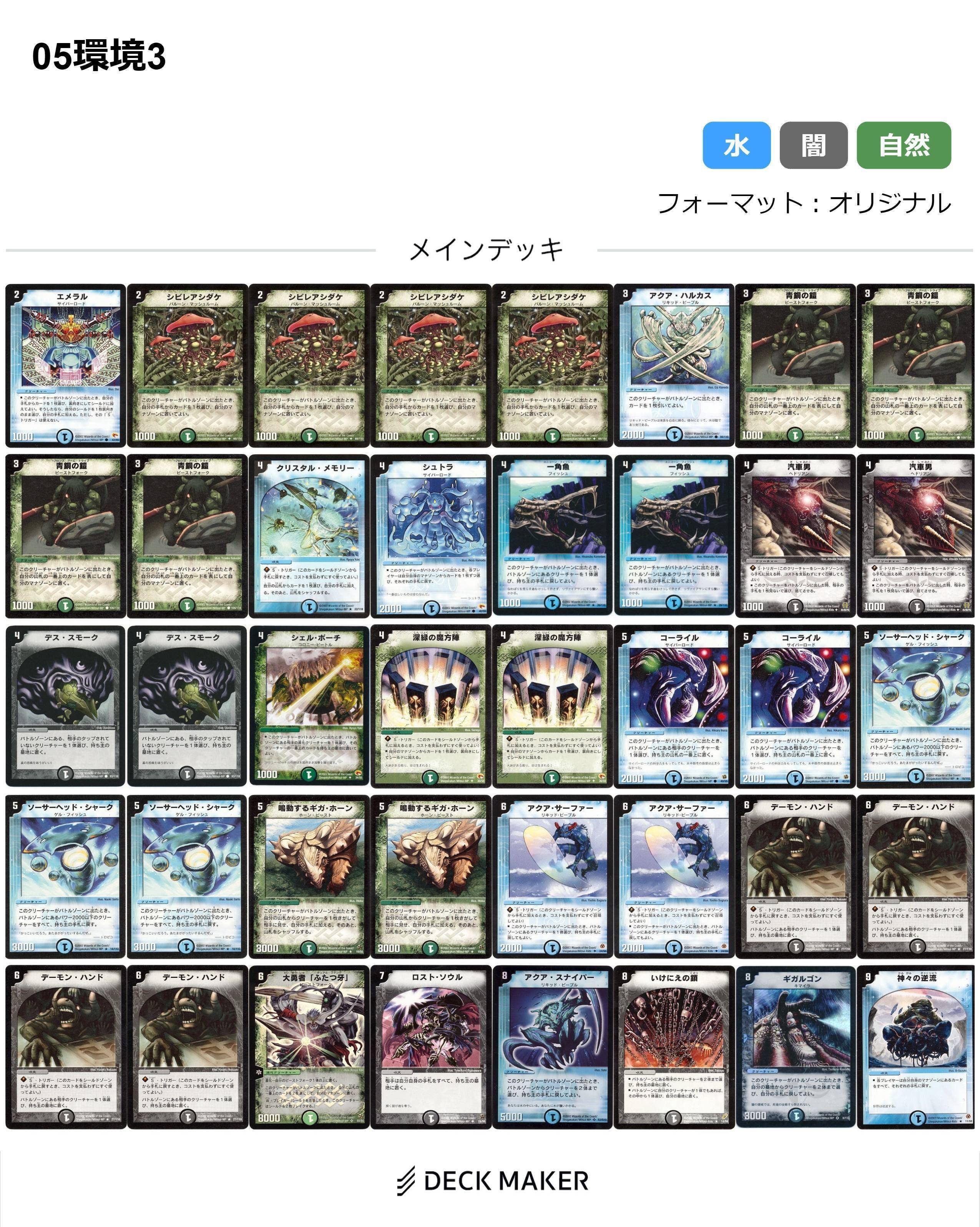 ドロマーコンプレックス デッキ デュエマ ドロマーコンプレックス