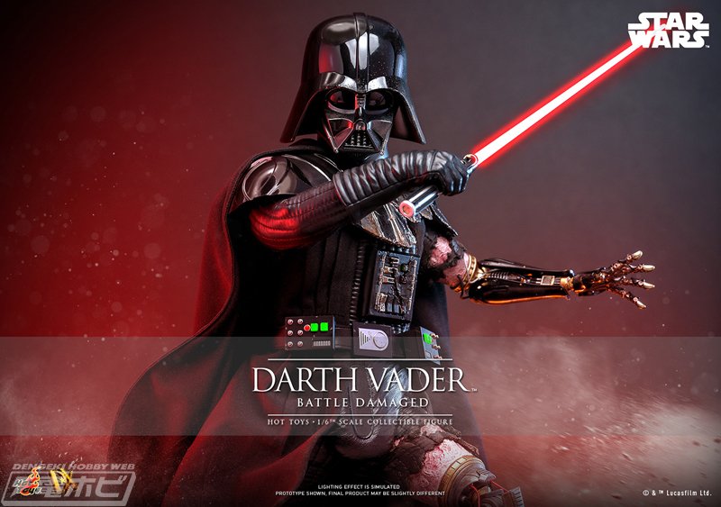 映画『スター・ウォーズ』より、バトルダメージ仕様のダース・ベイダー