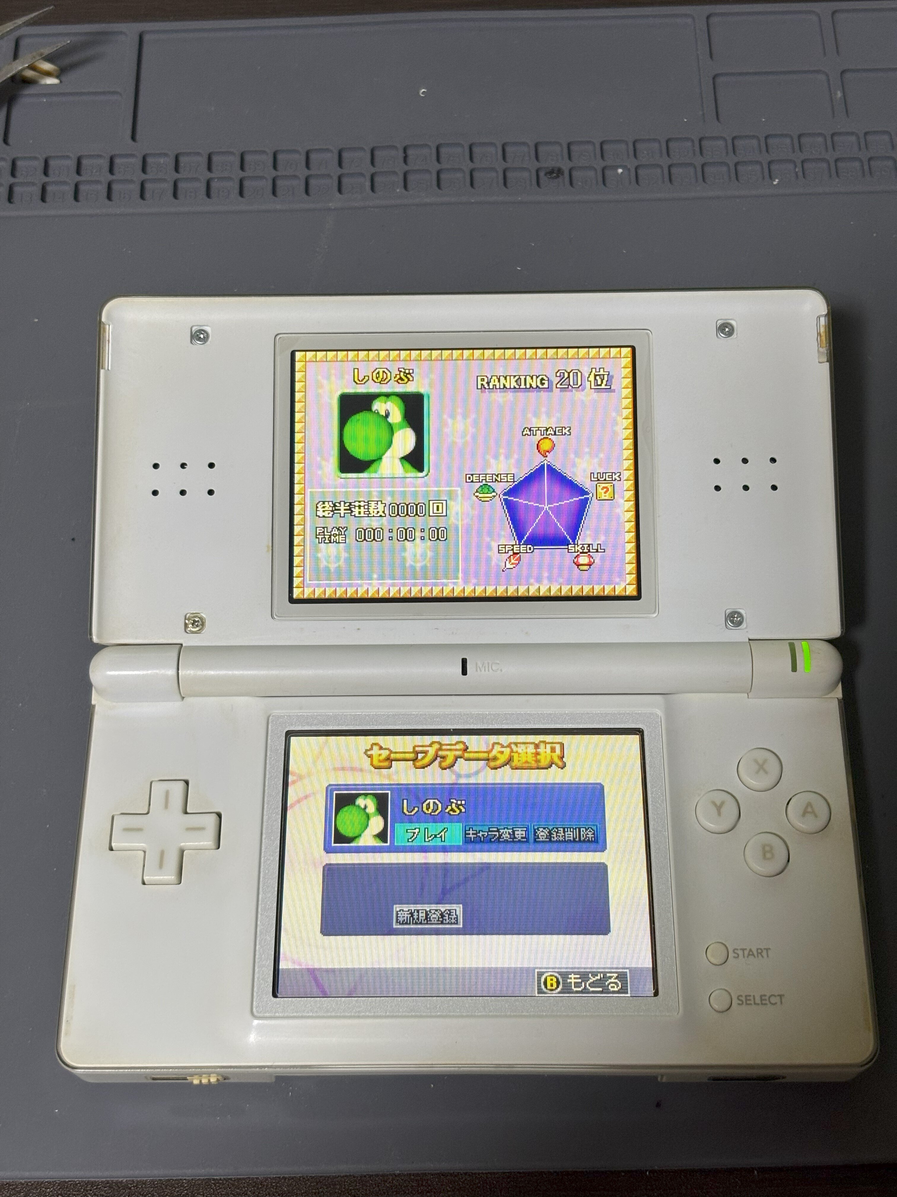 ニンテンドーDS Lite液晶交換｜忍