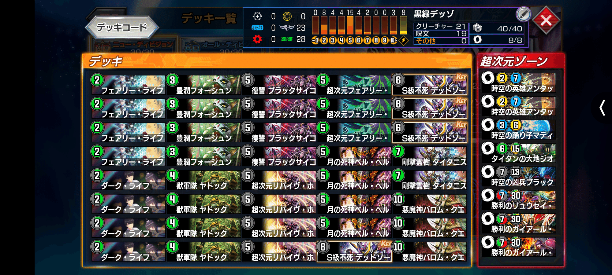 バロムクエイクが使いたい人向けのデッキ 黒緑デッゾ｜うぇるち