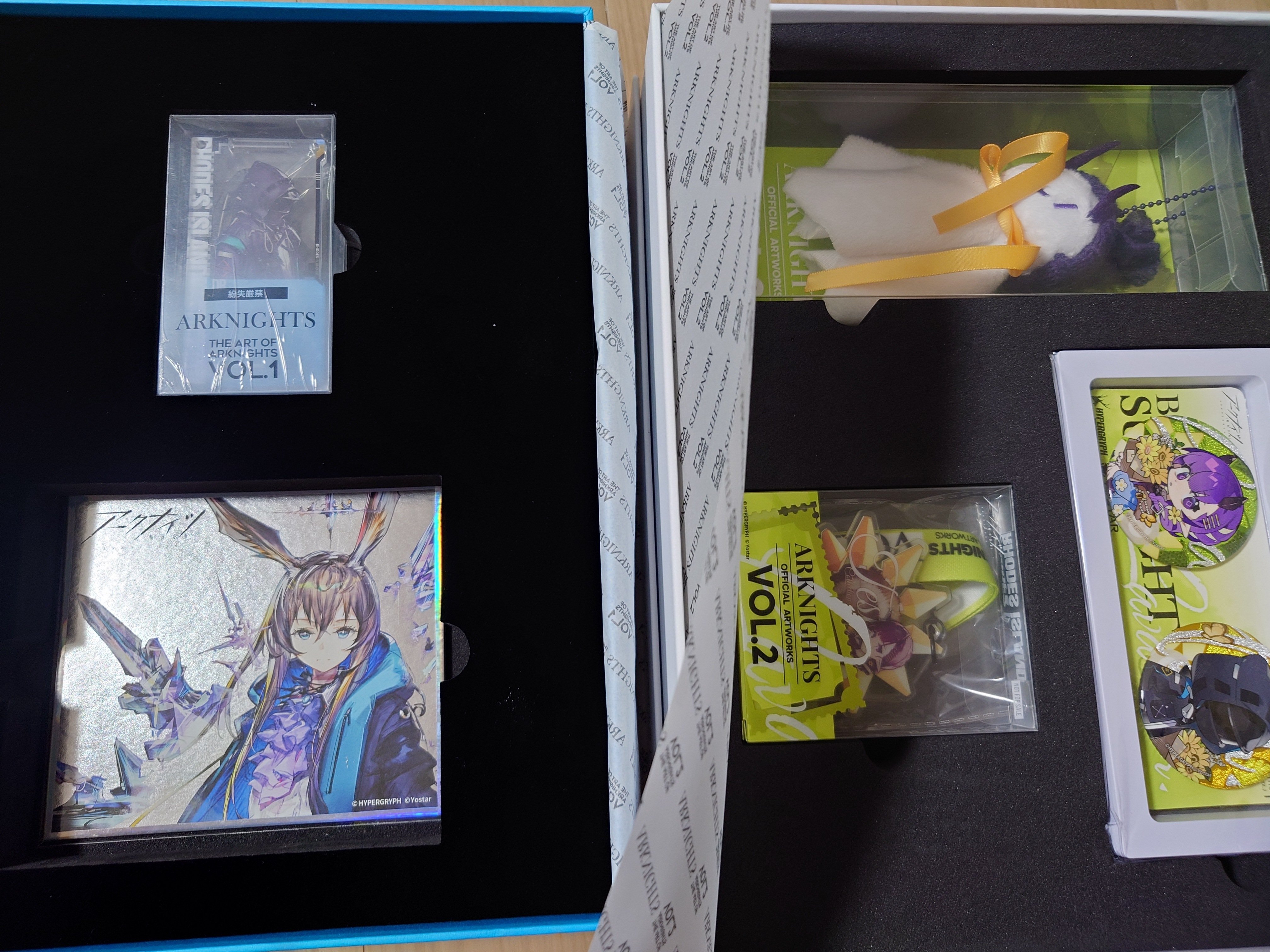 アークナイツ美術設定集VOL1,2比較｜みつ