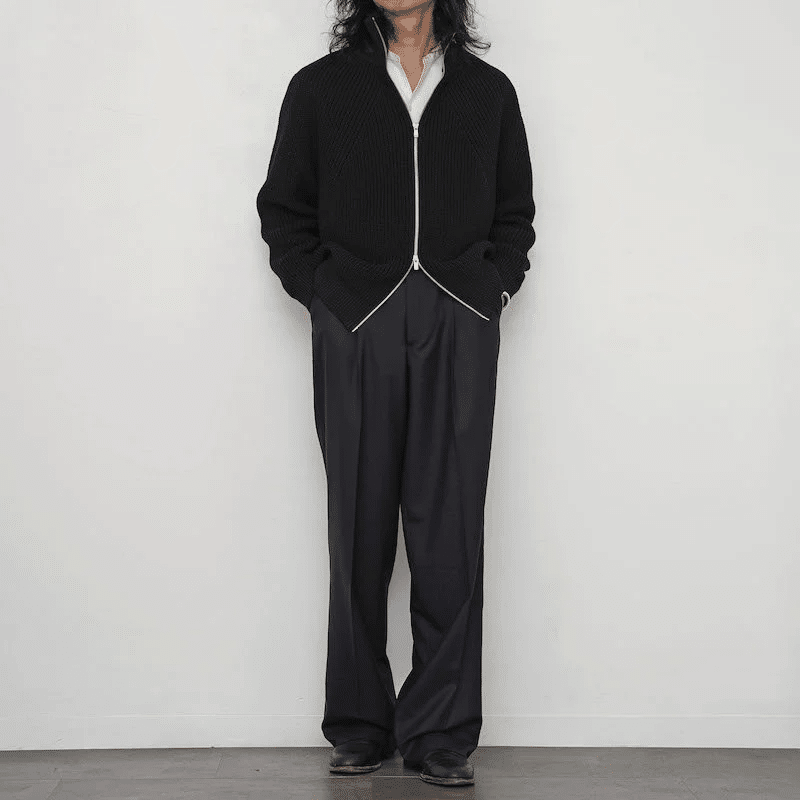 春夏仕様なドライバーズニット。【BATONERバトナーメンズ】SIGNATURE